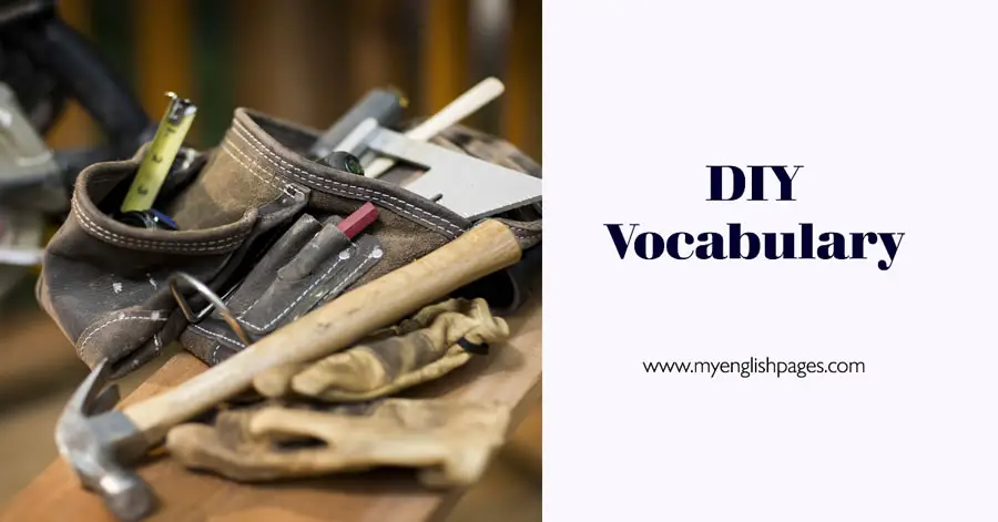 List of DIY Vocabulary