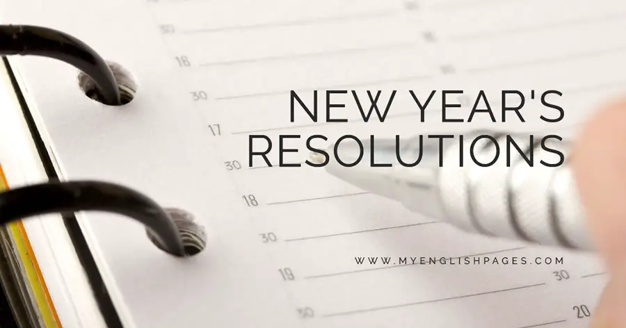 New Year Resolutions (Reading Comprehension)