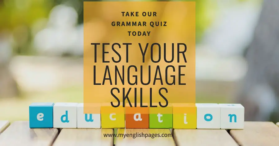 General Grammar Quiz