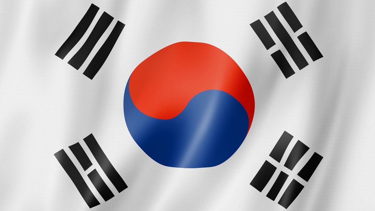 Флаг Южной Кореи гиф