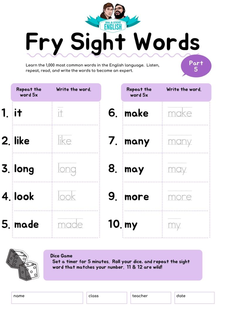free-fry-word-practice-sheets-for-the-st-words-word-practice-hot-sex